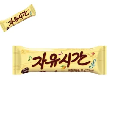 해태 자유시간 초코바 12개입 유치원간식 직장간식 회의다과 탕비실간식