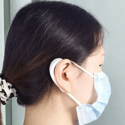 실리콘가드 마스크 귀보호용 귀통증완화 1쌍 숨쉬기