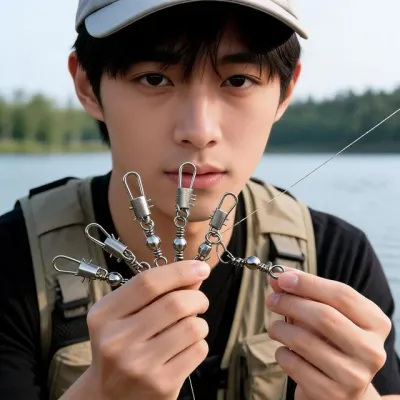 핀도래 인터락 채비 낚시도래 경량 바다 낚시 용품 인벌크 쭈꾸미 100p