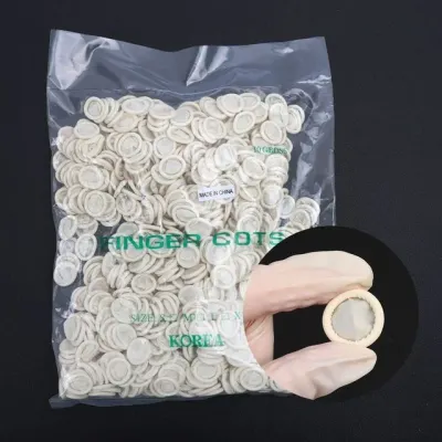 골무 손가락보호 핑거코트 라텍스 주얼리 손가락골무 보호 공장 500g 800개 바느질실 재봉