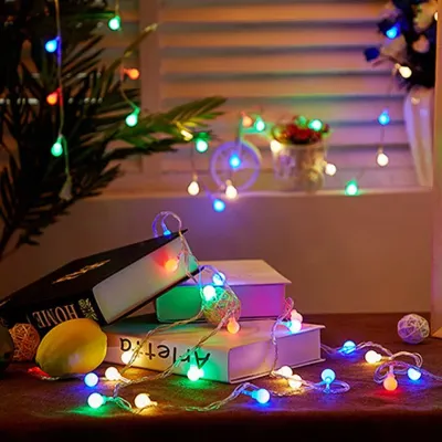 LED 컬러 앵두전구 20구 3m (USB타입)