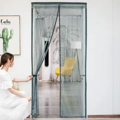 심플 문 모기장 현관문 방문 출입구 방충망 90x210cm