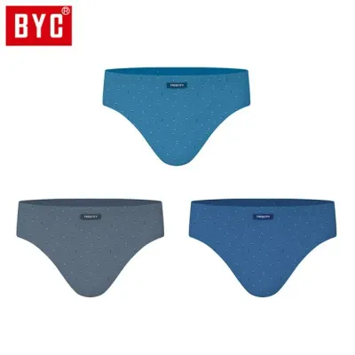 BYC 남성 프리시티 3매입 미디 삼각팬티(26FWDOLF2327)