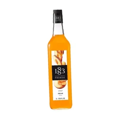 1883 향긋한 피치 복숭아 시럽 1000ml 카페시럽 음료시럽 과일시럽