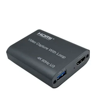 4k 캡쳐보드 hdmi 캡쳐보드 고화질 녹화용 라이브 게임 모니터링 플러그 오디오 플레이 지원 출력