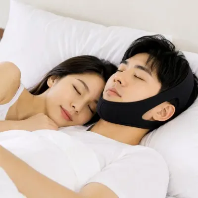 무호흡기구 코골이방지 숙면스트랩 턱고정 수면밴드