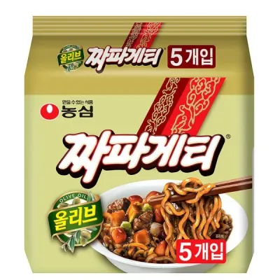 농심 올리브짜파게티 봉지 140g (5개입)