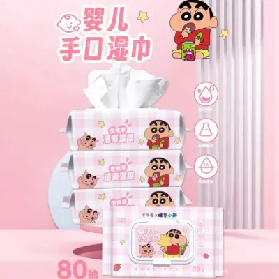 순수 아기 손 물티슈 커버형 물티슈 일회용 클렌징 물티슈 80개입 무향 물티슈 도매