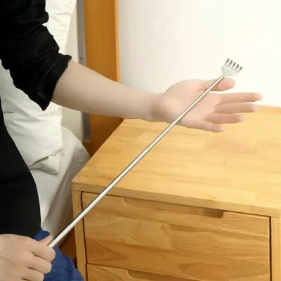 효자손 휴대용 접이식 스테인리스 안테나형 등긁개