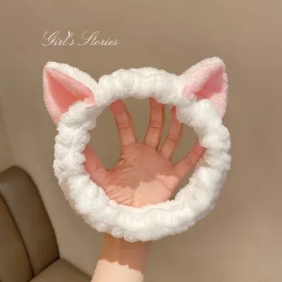 극세사 고양이 귀 세안 헤어밴드 6종