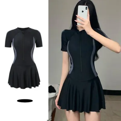 플레어 원피스형 래쉬가드 FSF-D 데일리룩 하객룩 오피스룩 0082 SWC-1009477