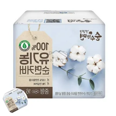 유기농 생리대중형16p 유기농생리대중 프리미엄생리대 생리대중형대형 순면생리대 여성용품