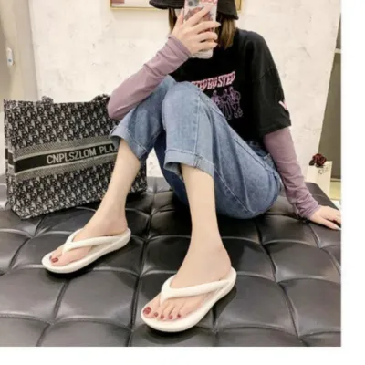 플립플랍 플랫폼 컬러 쪼리 샌들 커플 슬리퍼 해변신발 여행신발