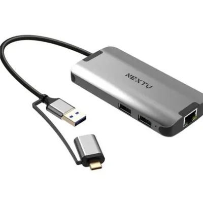 usb c 타입 멀티 hdmi 멀티 포트 확장 노트북 듀얼 디스플레이 이더넷 어댑터 카드 젠더 변환