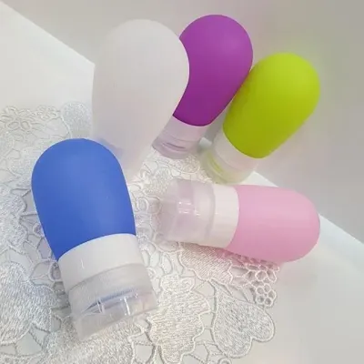 실리콘 공병 여행용 휴대용 화장품 샴푸 소분 용기 60ml 화장품 샴푸 실리콘 세면도구 튜브 소분 여행