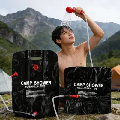 캠핑 샤워기 휴대용 샤워백 물주머니 야외 노지 차박 목욕 용품 20리 40리