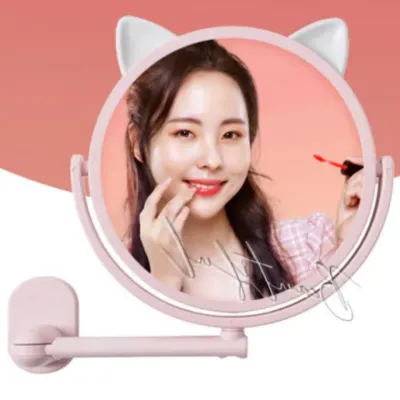 좋은 360도 회전 흡착 욕실 메이크업 고양이 거울