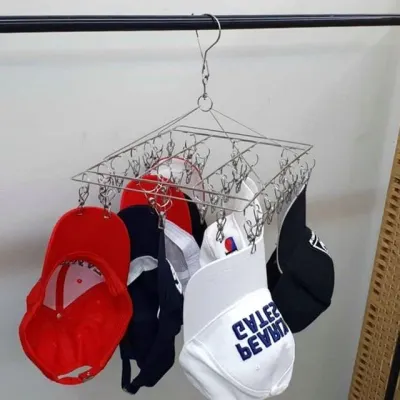 스텐 빨래집게 30구 사각 원룸빨래건조대 아기용