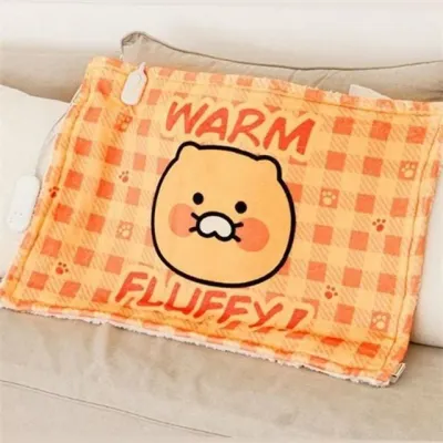 온열 무릎 담요 극세사 온열 담요 따뜻한 캠핑 겨울용 사무실 보온 충전식 독서실 양면
