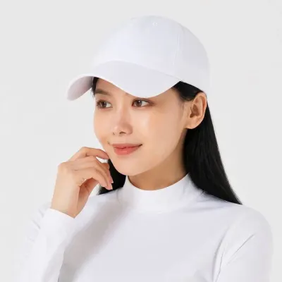 화이트 여자 겨울 가을 골프 필드 스포츠 라운딩 볼캡 여성 야구모자