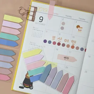 필름 화살표 컬러 파스텔 인덱스 책갈피