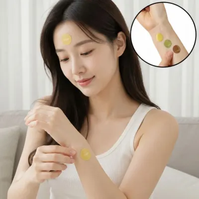 체온 스티커 템프밴드 붙이는 체온계 열감지 발열 체크 여행용 측정 밴드 온도계