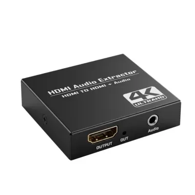 HDMI 오디오 추출기 4K 고화질 영상 AUX 사운드 출력 분리 PC 노트북 게임기 셋