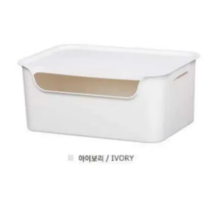 방 2P 정리수납용품 공간박스 아이보리 공간정리 중 옷정리 짐정리 정리박스
