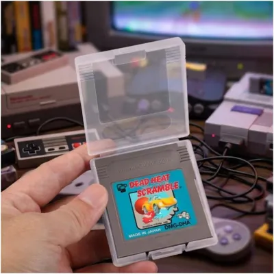 닌텐도 게임보이 GB GBC 팩 케이스 투명 하드 칩 카트리지 보관 수납함 보호 상자 알팩 먼지방지