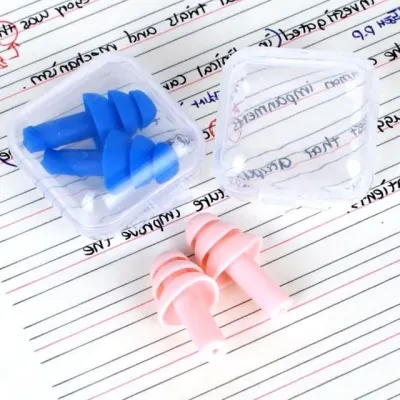 실리콘 귀마개 소음차단 이어플러그 10개입 세트