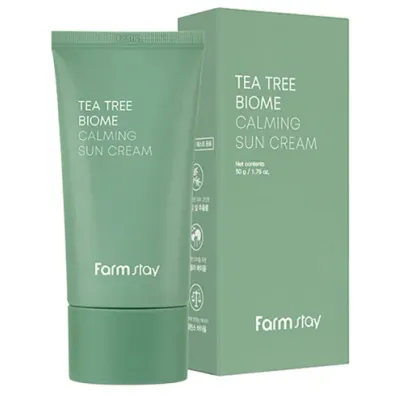 강력한 듀얼 UV 차단효과 티트리잎추출물 선크림 50g
