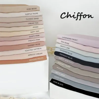 chiffon hijab 단색 롱 스카프 단색 퍼프 스카프 진주 시폰 스카프 가방 스카프 스카프