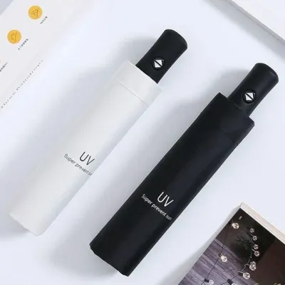 UV 자외선차단 3단 자동 접이식우산 판촉인쇄