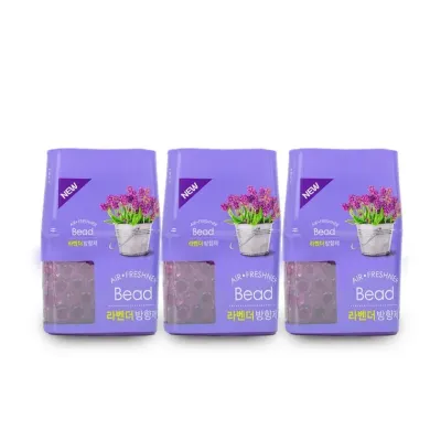 아로마 비드방향제(450g) 라벤더-3개 방향제 탈취제 구슬방향제