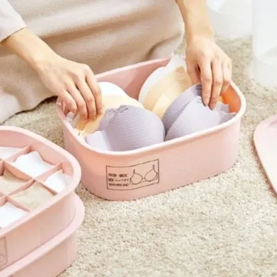 칸막이 속옷수납함 팬티 브라 양말 정리함 소품수납함