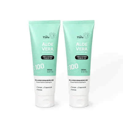 더플로라 알로에베라 수딩젤(튜브형) 250ml-2개 보습 진정 수분크림