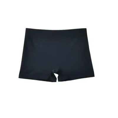 무봉제 슬림핏 햄라인 여성 드로즈 사각팬티 블랙