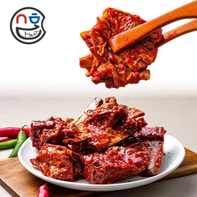 이조푸드 매콤 뼈찜 1kg x 15개 (1box) 등뼈찜 뼈다귀찜 맛집 레시피 식당납품