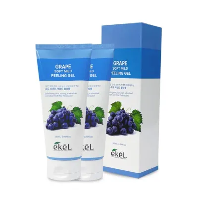 이켈 포도 소프트 마일드 필링젤 180ml-2개 스크럽 얼굴각질제거 각질제거제
