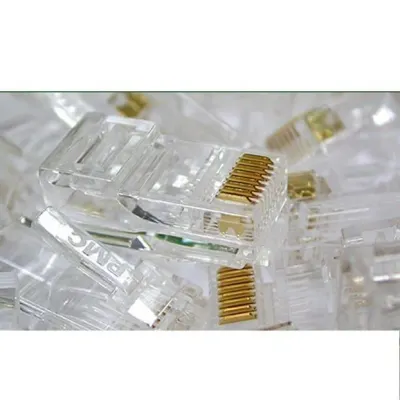 UTP CAT.6 RJ 45 8P8C 플러그 커넥터 고급형100개