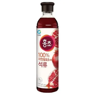 추석 명절 청정원 대상 석류 홍초 900ml 음료
