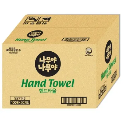 나무야 나무야 핸드타월 5000매 225x215mm 2겹 미래생활