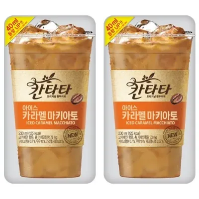 롯데 칸타타 아이스 카라멜마키아토 230ml x 20팩