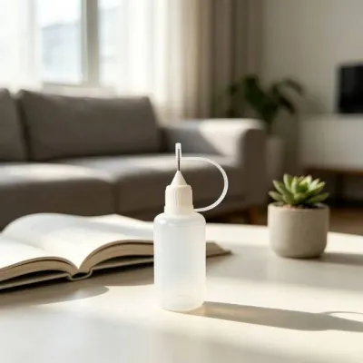 소분 바늘 공병 10p 30ml 액상 접착제 물감 소분용기 바늘캡