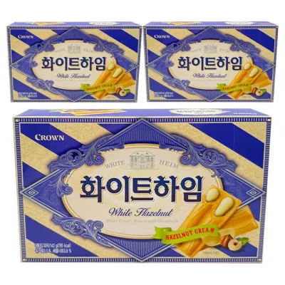 크라운제과 화이트하임 142gx3개입