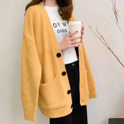 롱가디건 니트 봄 가을 외투 도톰 가디건 여자롱가디건 여성롱가디건