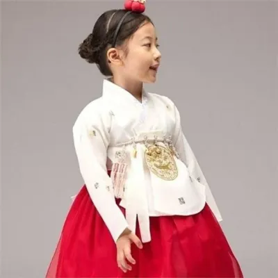 어린이 당의 치마 한복 아동 전통 한복 돌잔치 궁중 여아 설날