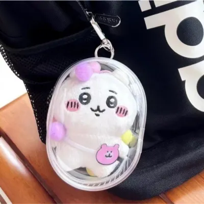 투명 PVC 파우치 10cm 인형 보관 가방