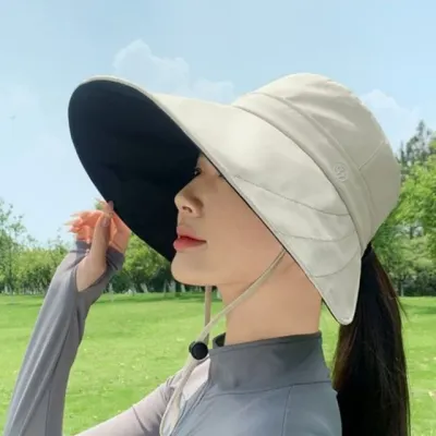 남녀공용 골프모자 방수 와이드챙 야외 버킷햇