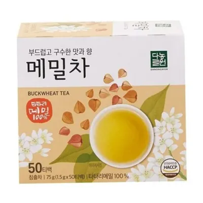 메밀 차 티백 구수한 메밀 차 무카페인 데일리 따뜻한 간편 식후 건강
